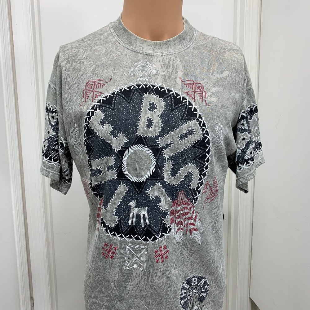 The Base Feathers Dreamcatcher Native American tee
